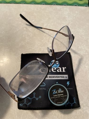Customer photo review of Anti Fog Paste | Easy to Use Lens Cleaner | Safe for all Lenses |+ With Microfiber Cloth
