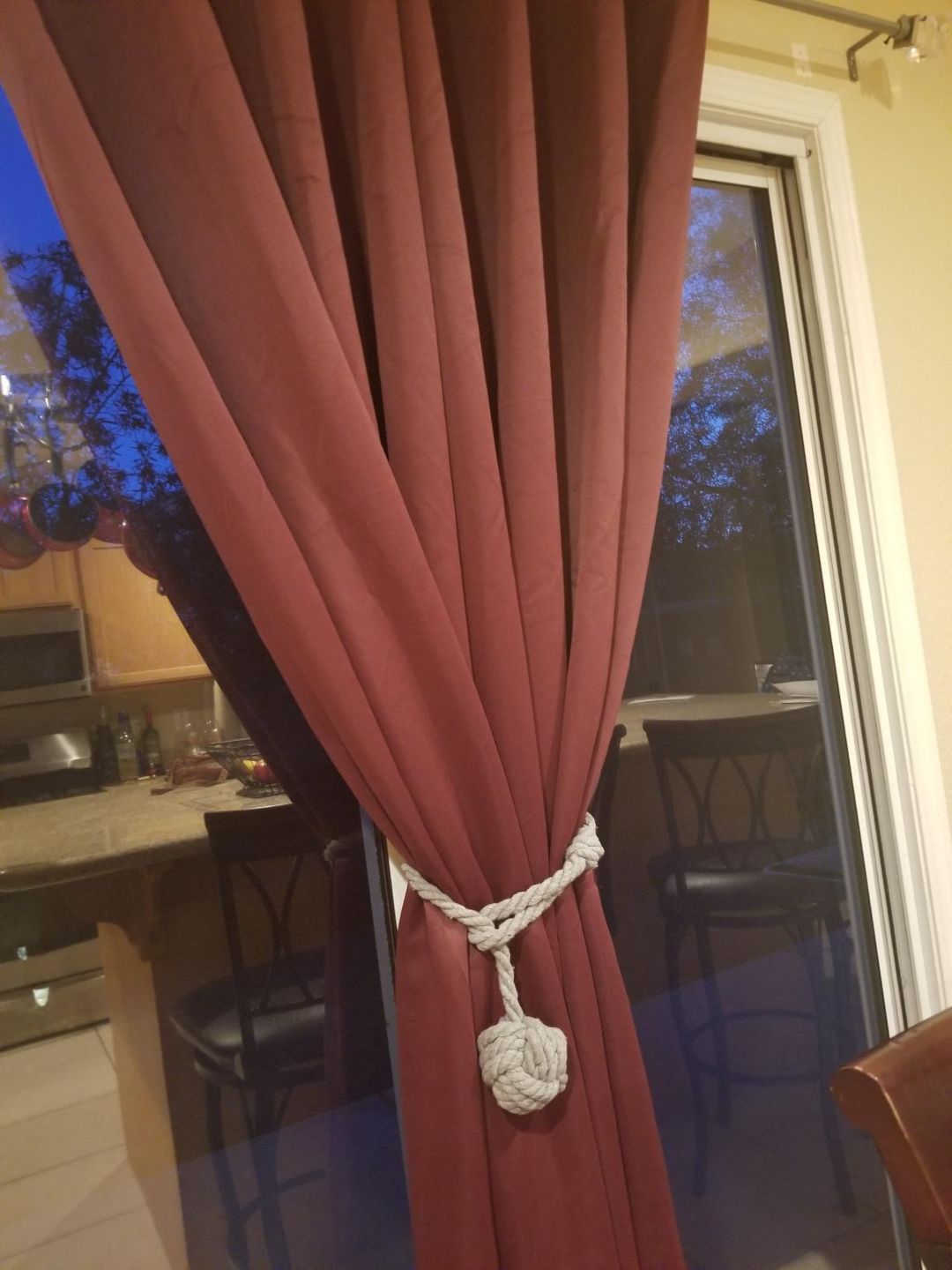 Customer photo review of 1 Pcs Macrame Curtain Tiebacks Clips