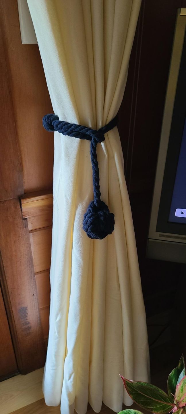 Customer photo review of 1 Pcs Macrame Curtain Tiebacks Clips