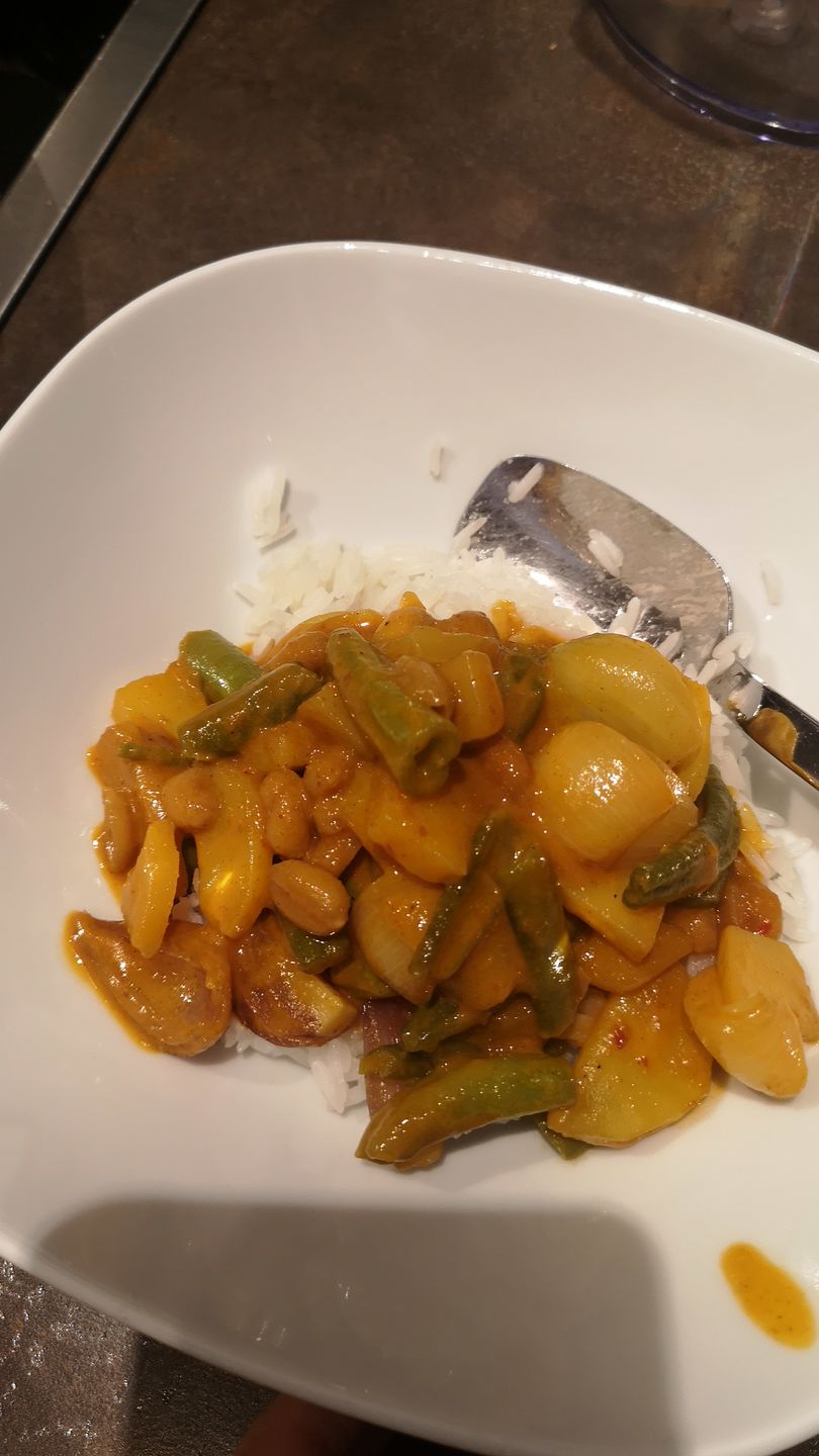 Customer photo review of Massaman Curry Kochbox (für 3-4 Portionen) in der Bambusbox