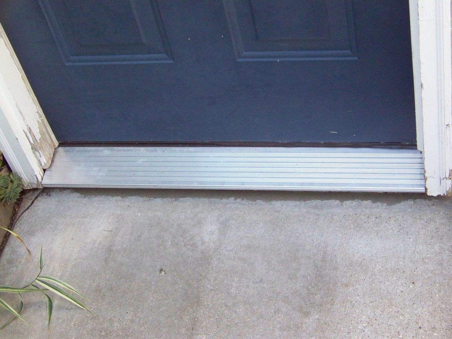 Customer photo review of 36" Universal 7/8" Between Darts Drive-On Door Sweep