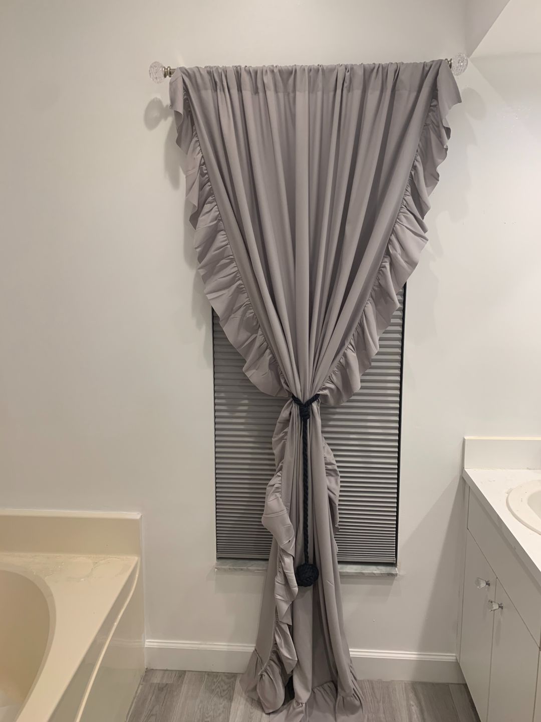 Customer photo review of 1 Pcs Macrame Curtain Tiebacks Clips