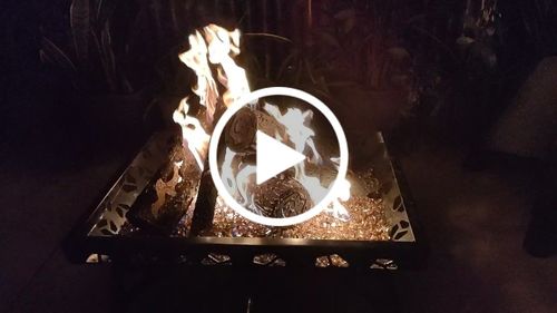 Customer video review of COPPER REFLECTIVE CRUSHED GLASS
