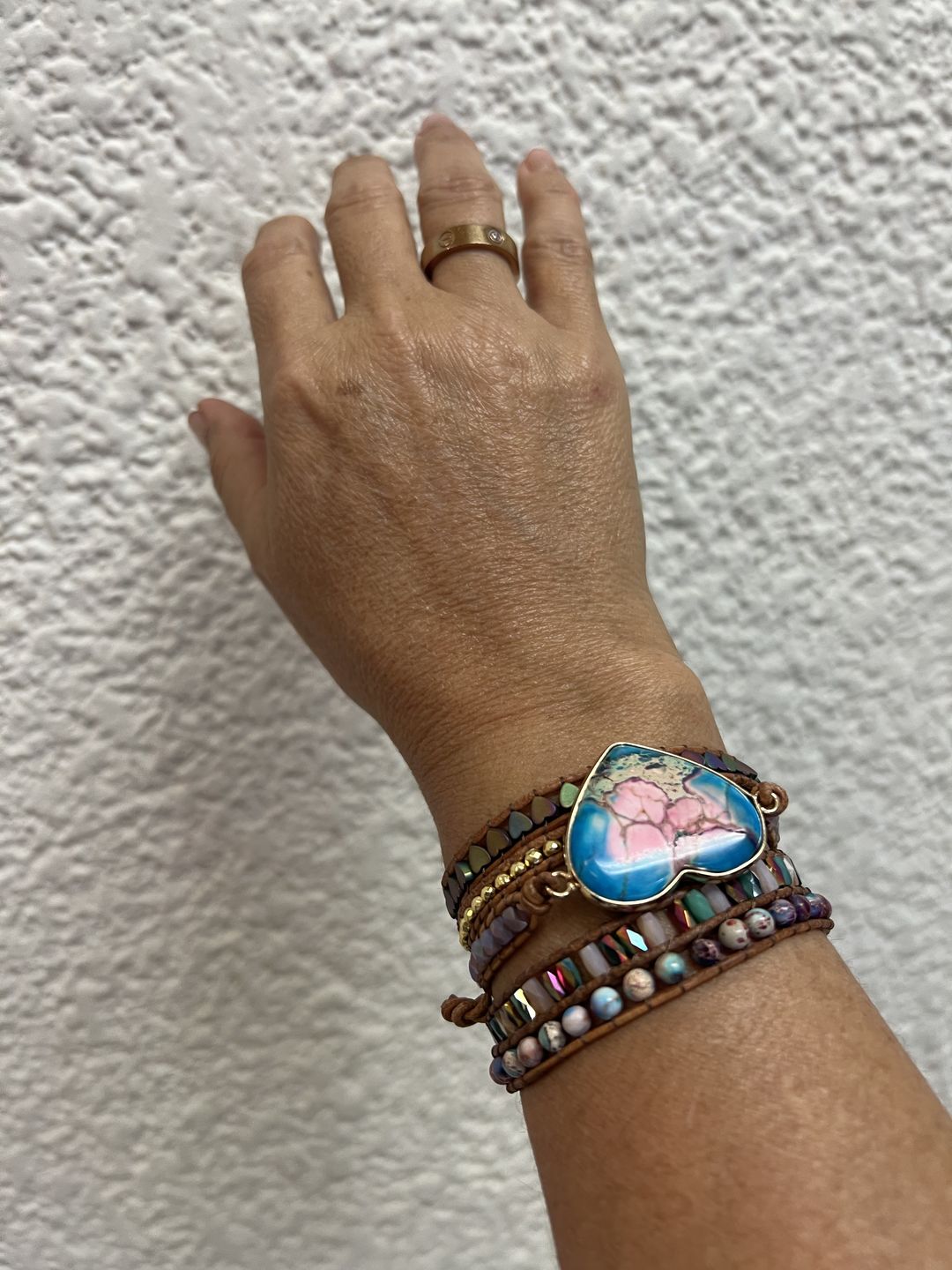 Customer photo review of Intense Love Protection Wrap Bracelet