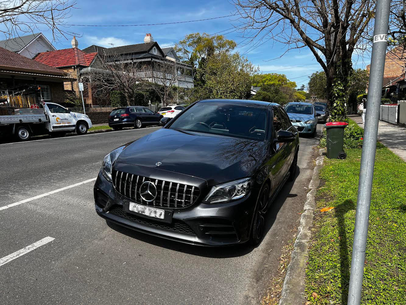 Customer photo review of ABS Front Grille For Mercedes Benz C Class【W205/C205/S205/A205】【C200/C220/C250/C300/C350 & C43 AMG】2019+【19-GT SV】