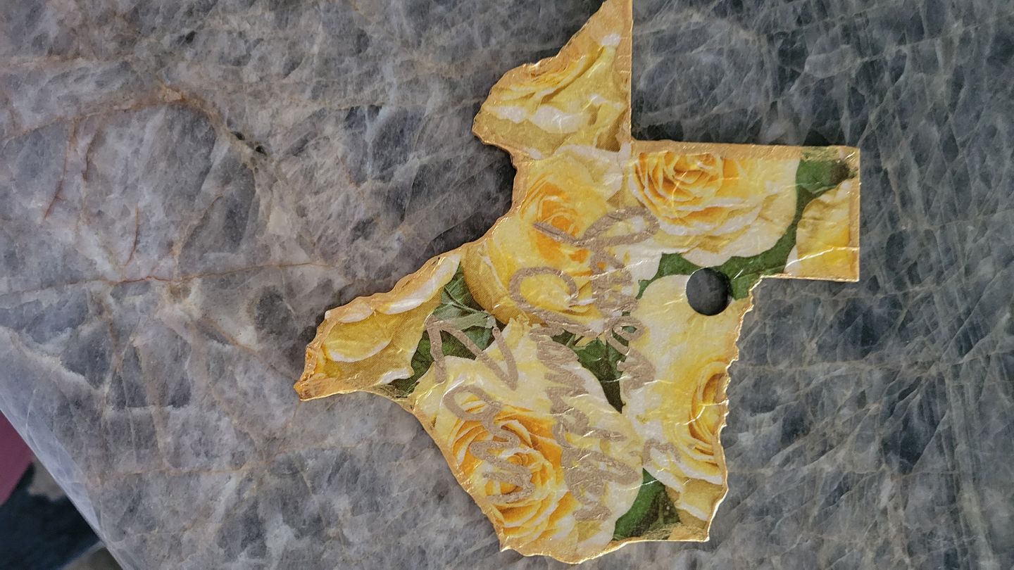 Customer photo review of Unfinished Wood Texas Shape - State - Craft - up to 24" DIY