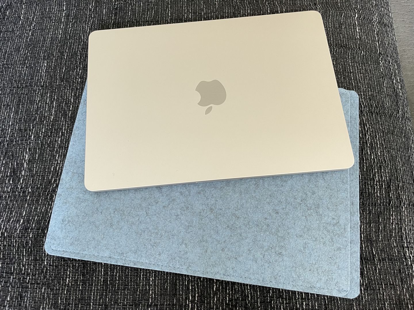 Customer photo review of sleeve for macbook
