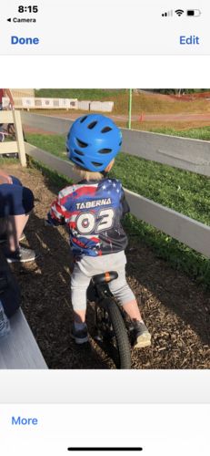 Customer photo review of Personalized American BMX racing jersey UPF30+ patriotic Cycling shirt bicycle motocross racewear| SLC12