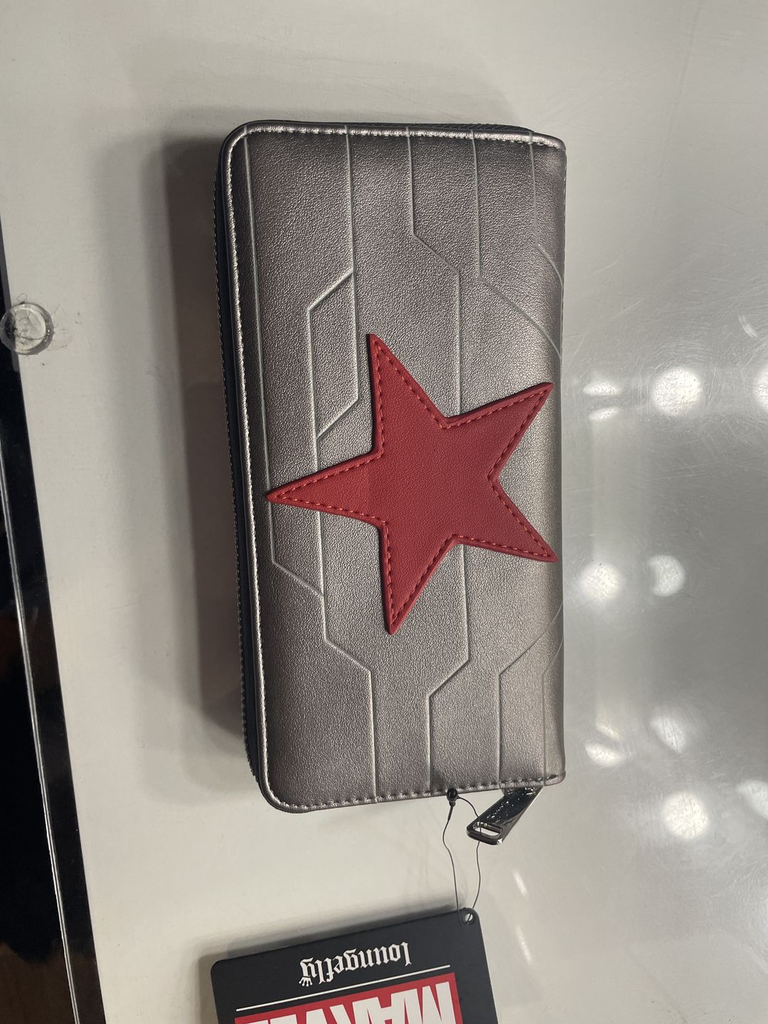 Customer photo review of Marvel Winter Soldier Cosplay Zip-Around Wallet - September Preorder