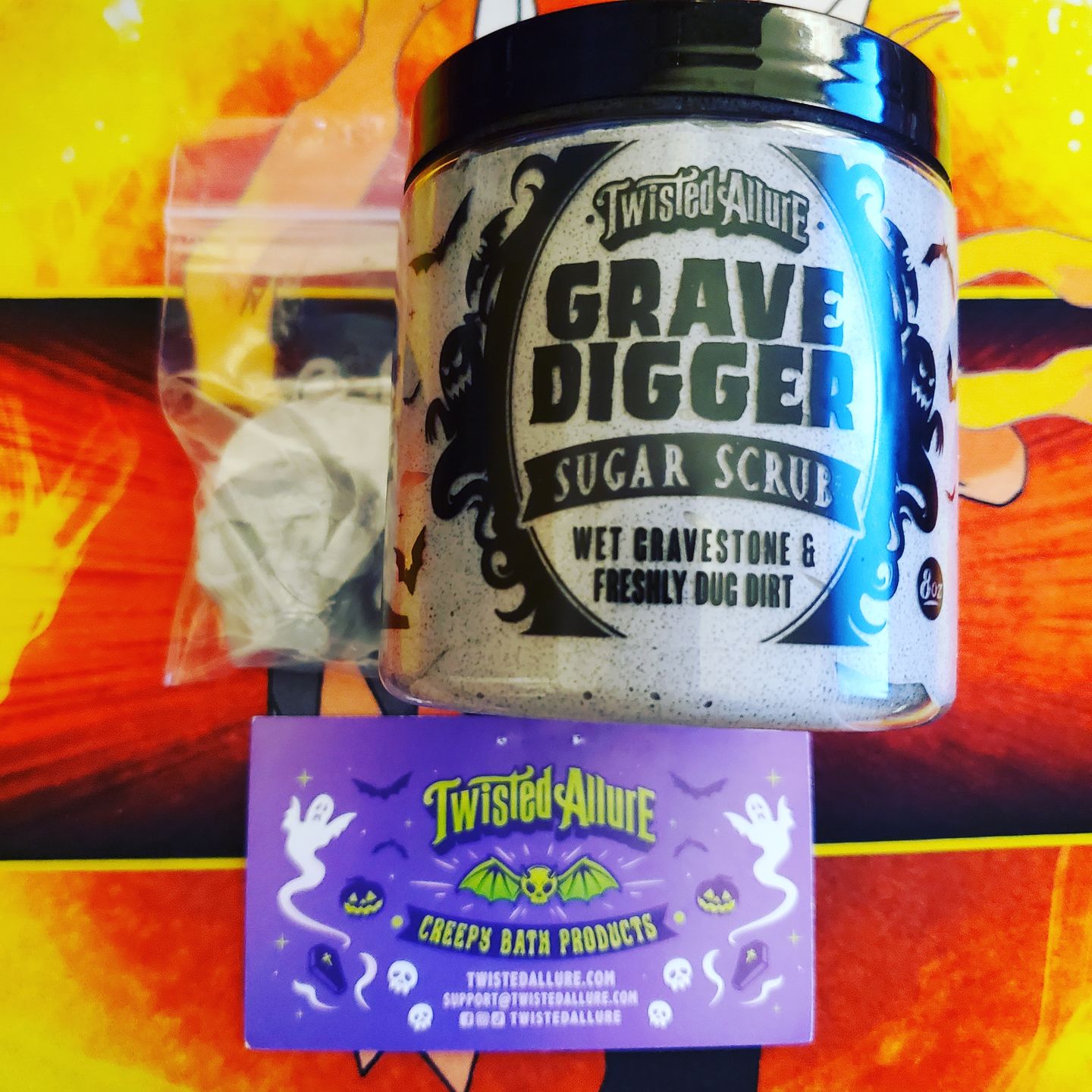Customer photo review of GraveDigger Sugar Scrub