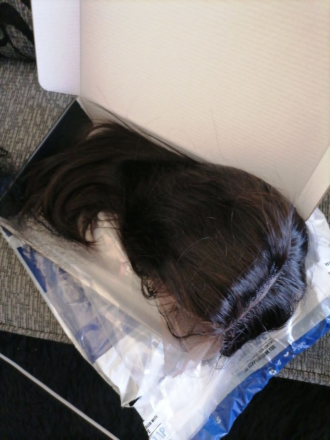 Customer photo review of Straight 20 inch wig