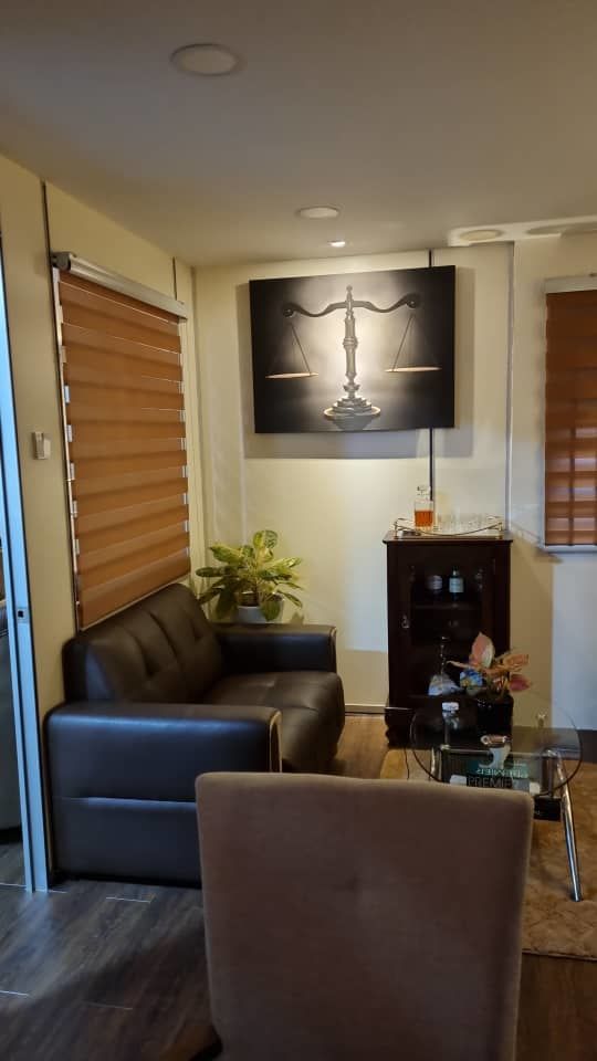 Customer photo review of Scales of Justice Canvas Wall Art, Lawyer Office Decor, Attorney Print,