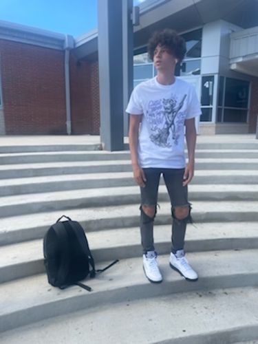 Customer photo review of Dark Concord 5s Retro DopeSkill T-Shirt Gettin Bored With This Money Graphic