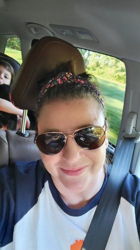 Customer photo review of Hard Headband - Dancing Skeletons