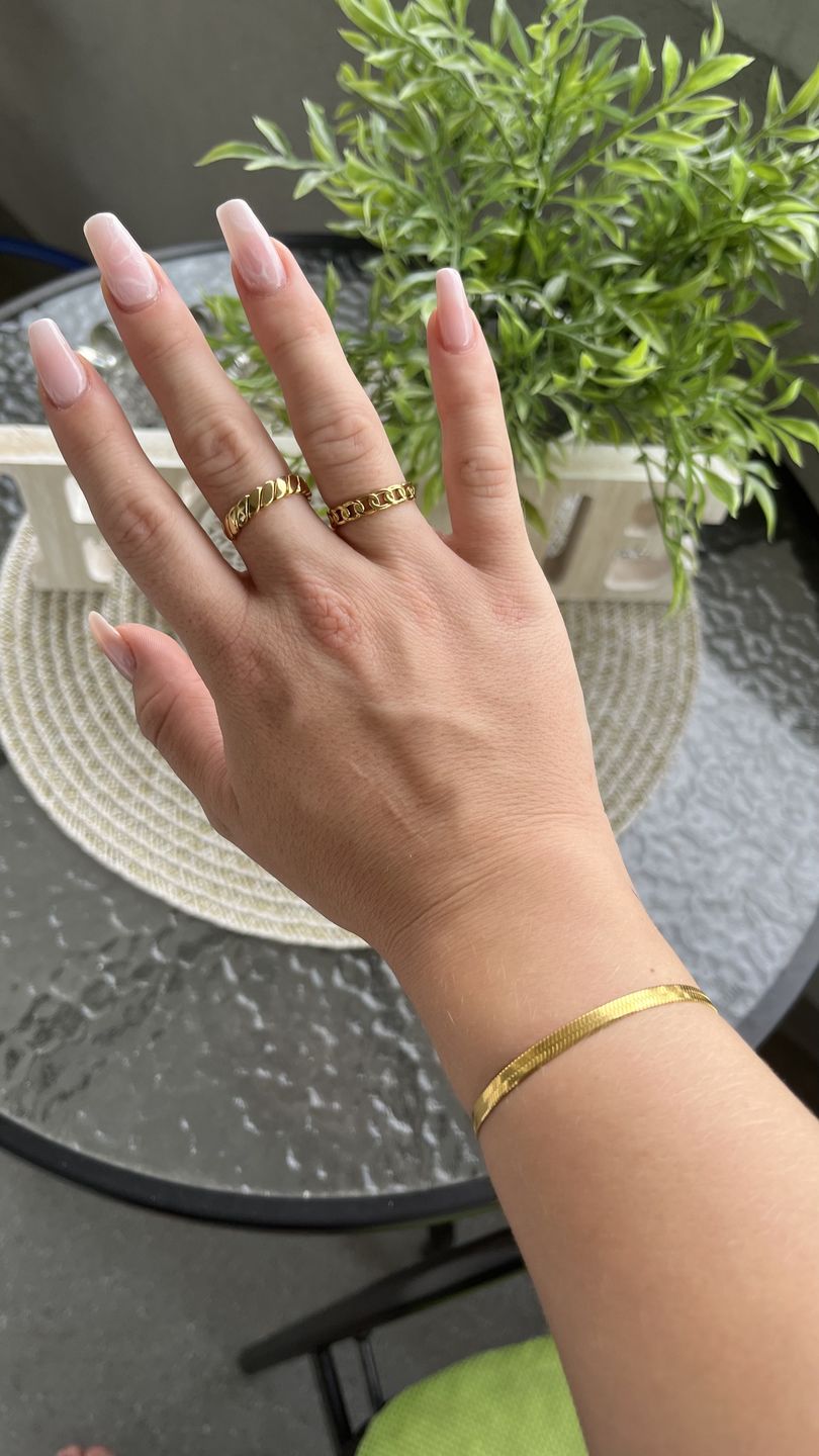 Customer photo review of Cavo Ring | 18K vergoldet
