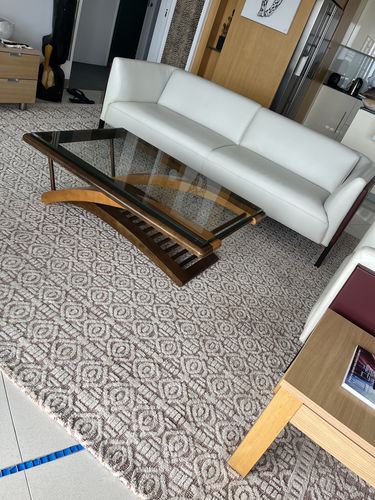Customer photo review of Lexi Gloria Peach Ivory Rug