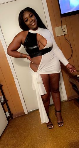 Customer photo review of Hit Color Stylish Irregular Mini Dress