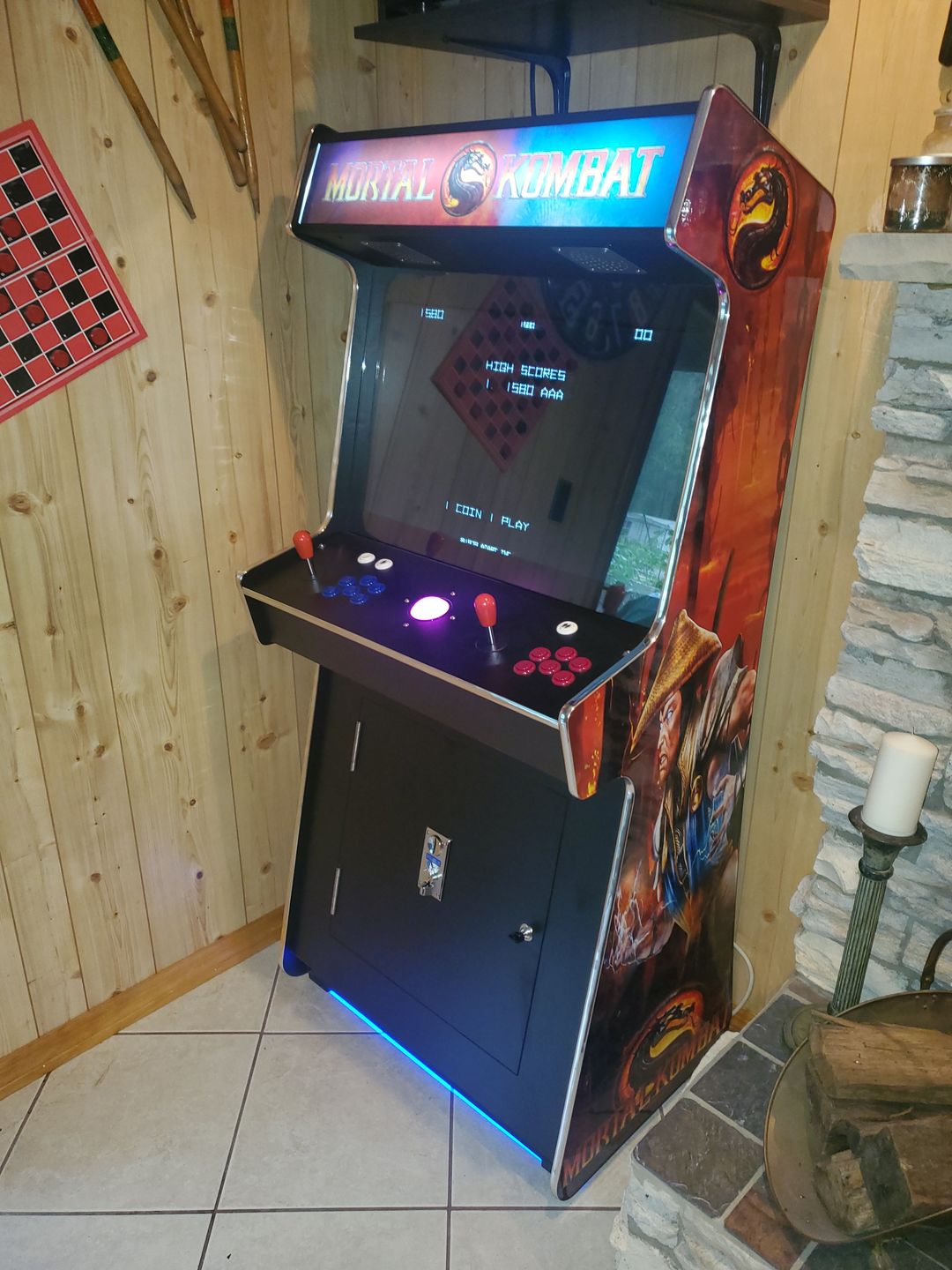 Customer photo review of 2 PLAYER STANDUP Arcade Machine 4600 Games Multi-cade  Upright Retro Cabinet MK