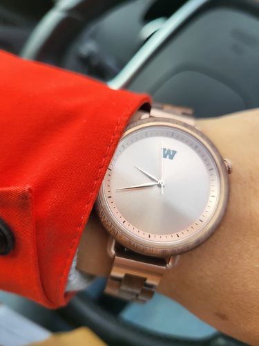 Customer photo review of Rose Pähkinäpuu | Puinen rannekello | 37 mm