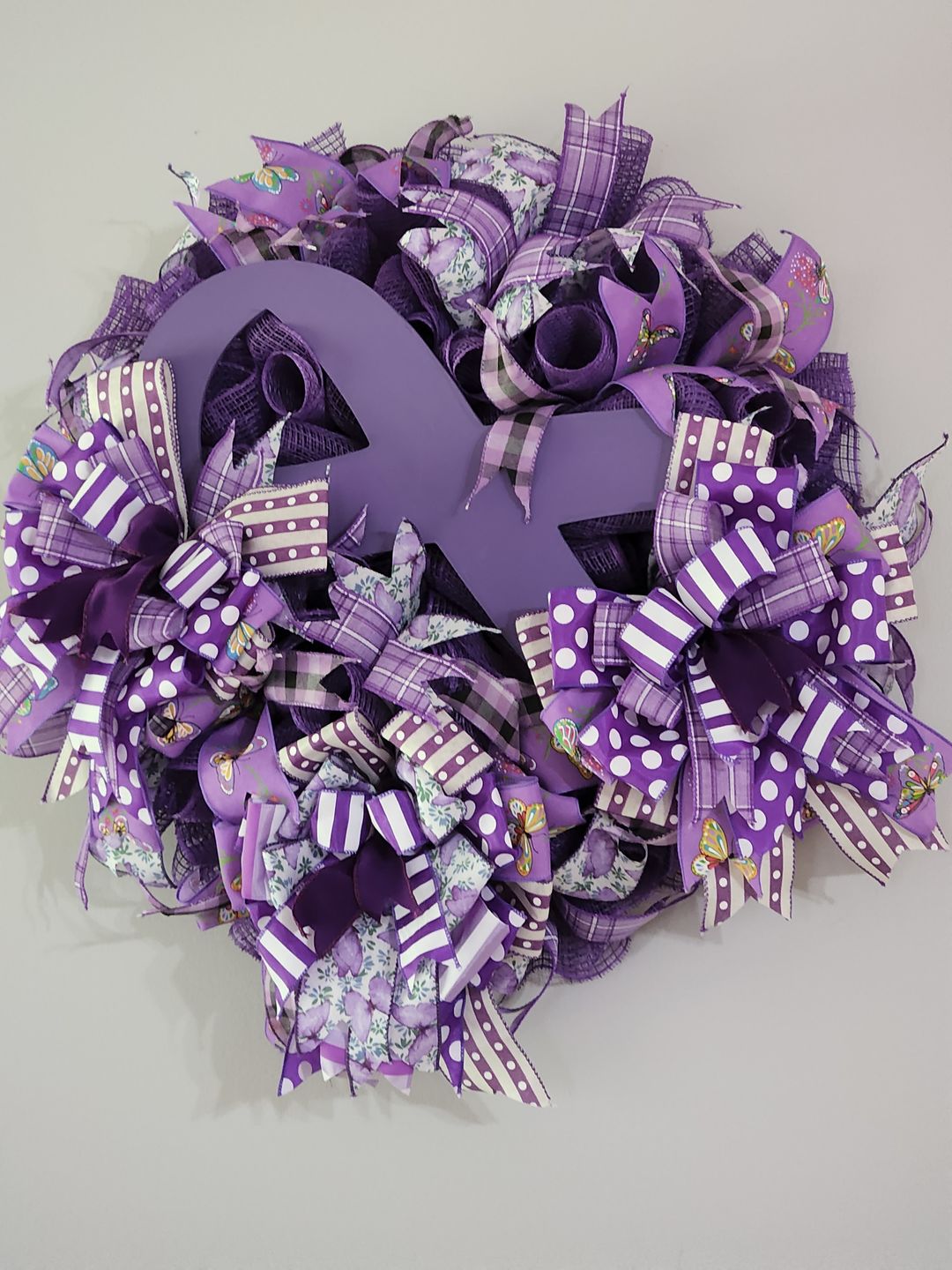 Customer photo review of Mounting Squares Bag of 100 - DECOE-002, attach a wreath sign, sign attachment