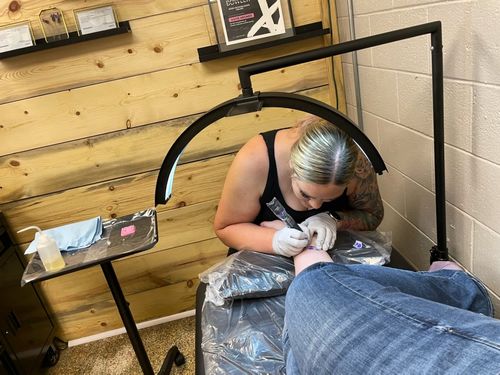 Customer photo review of CosmoGlo Original Light Bundle + Phone Clip