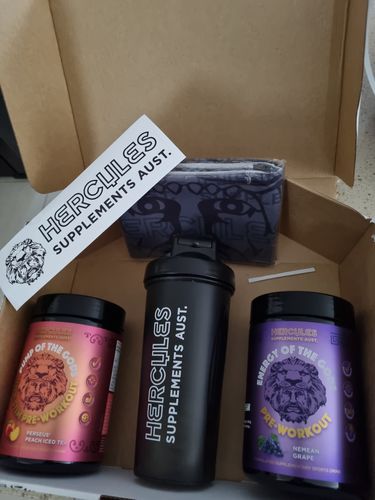 Customer photo review of Energy of The Gods - High Stim Pre Workout