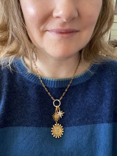Customer photo review of Roxanne Necklace