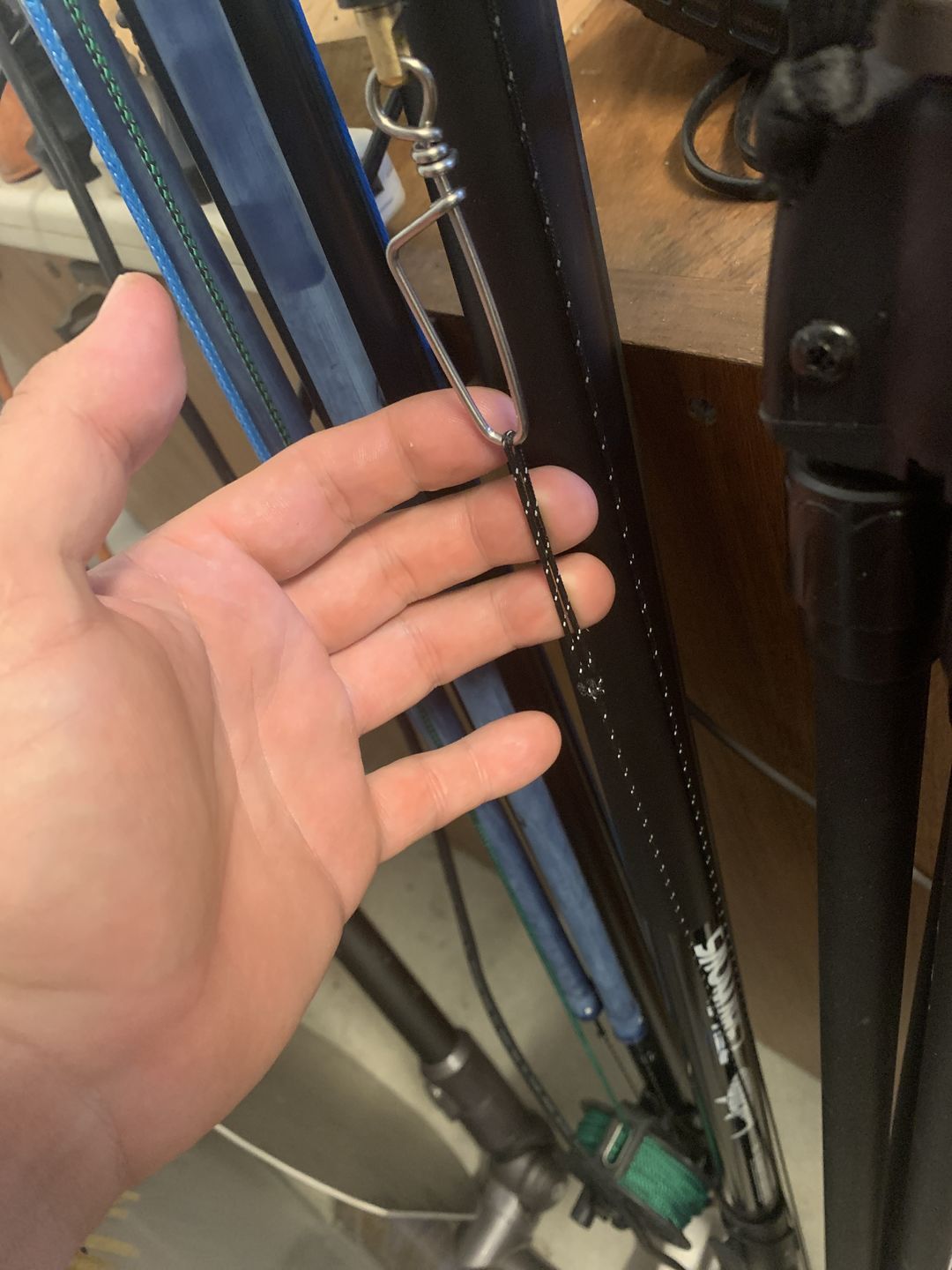 Customer photo review of 2mm Dyneema® Hardcord (Reflective)