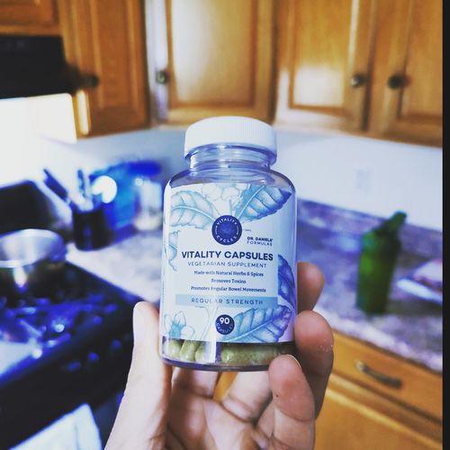 Customer photo review of Regular Strength Vitality Capsules