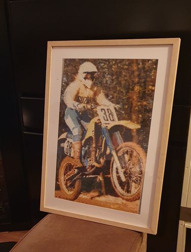 Customer photo review of Eigen Foto Diamond Painting