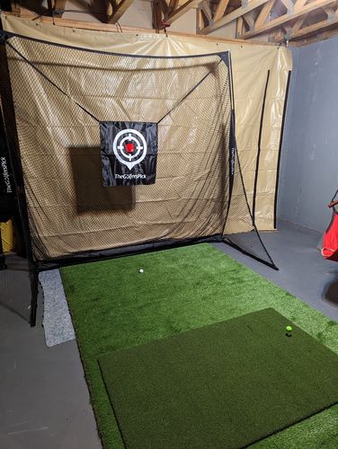 Customer photo review of SmartSwing Golf Hitting Net