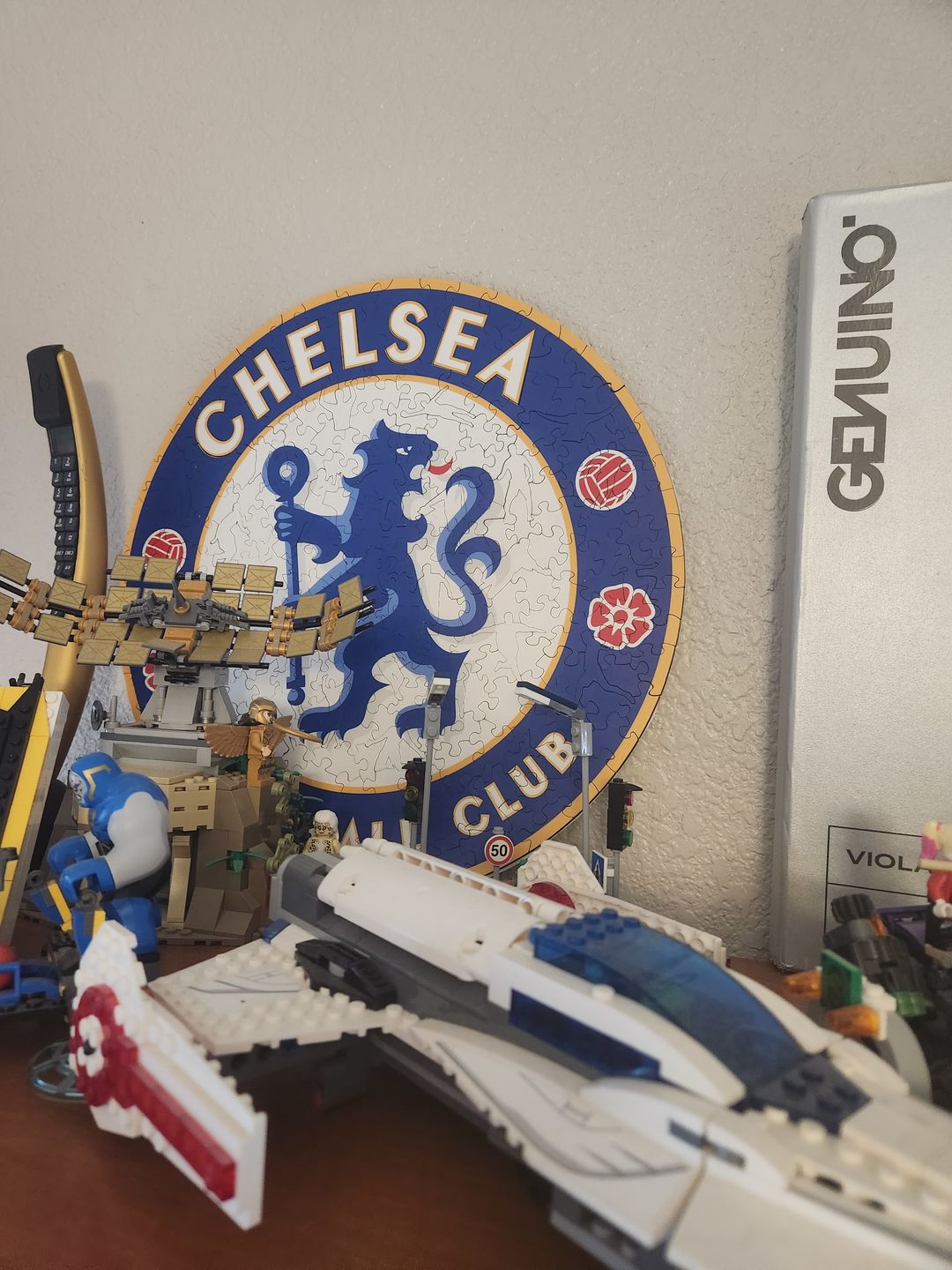 Customer photo review of Chelsea FC® Logo - Official Wooden Puzzle