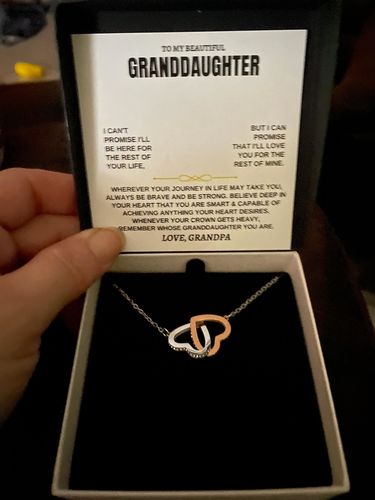 Customer photo review of [ALMOST SOLD OUT] To My Granddaughter - Love Grandpa - Beautiful Gift Set - SS117