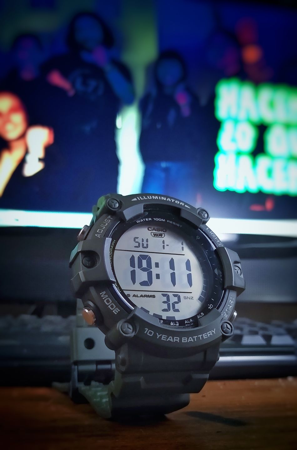 Customer photo review of Reloj Casio Vintage AE-1500WHX-3AVDF Verde
