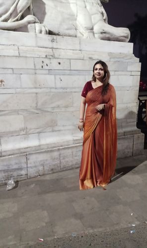 Customer photo review of Chiffon Trendy Designer Saree