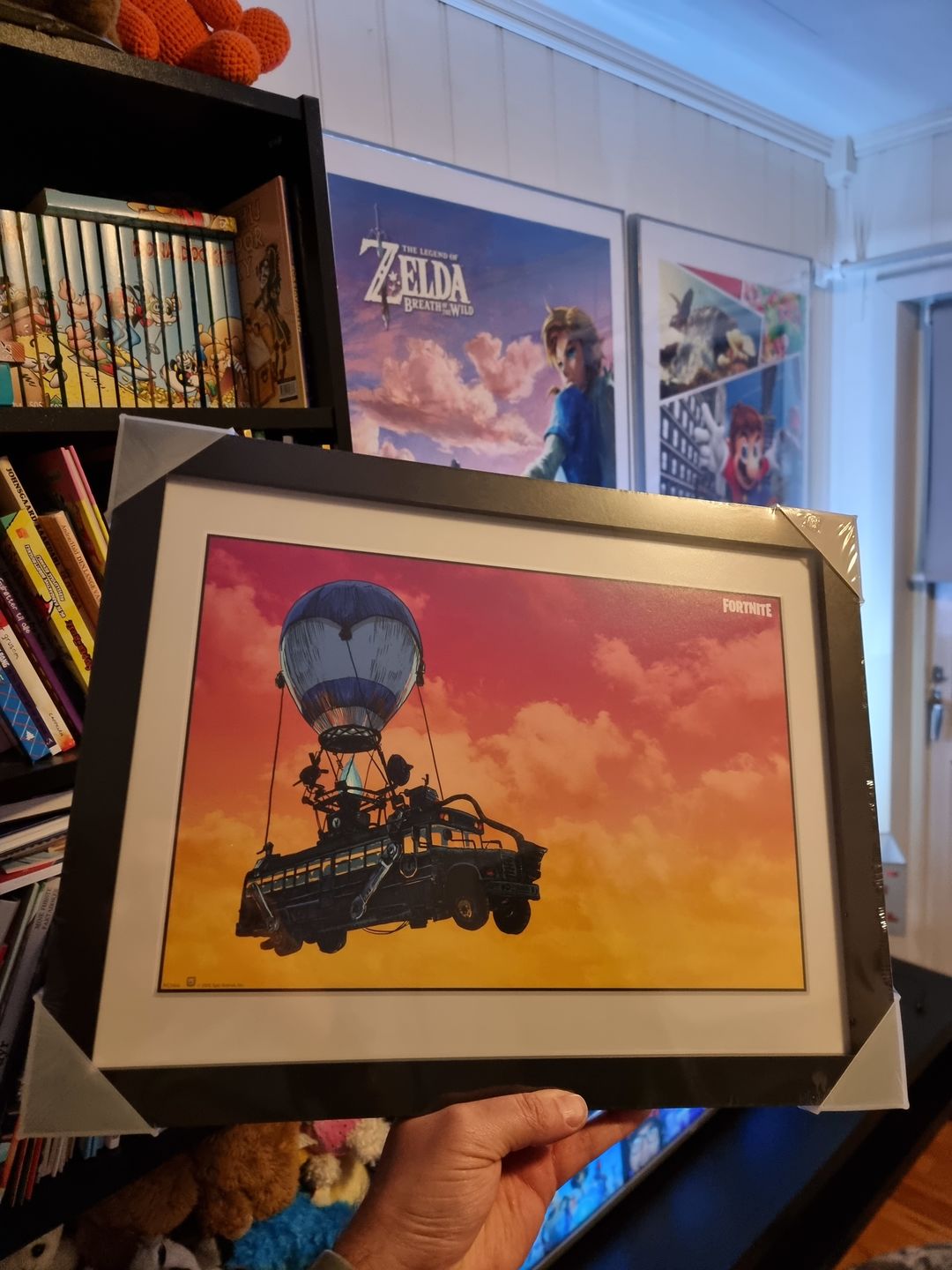 Customer photo review of Fortnite Innrammet Bilde 30 x 40 cm Battle Bus