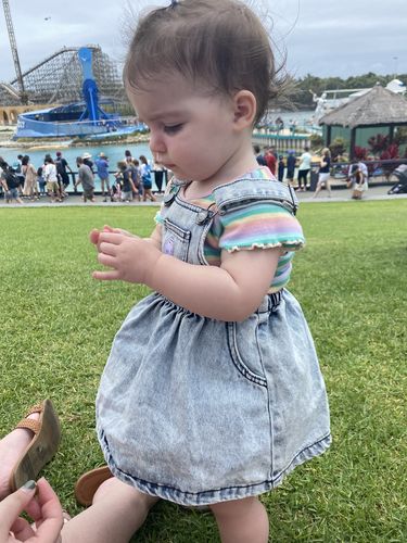 Customer photo review of Soll Club Denim Dress