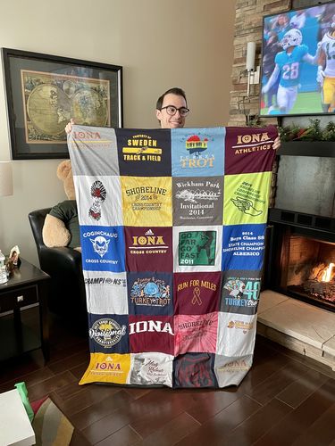 Customer photo review of Classic T-Shirt Blanket
