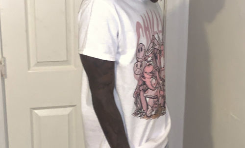 Customer photo review of Dunk Low Teddy Bear Pink DopeSkill T-Shirt Chillin Graphic