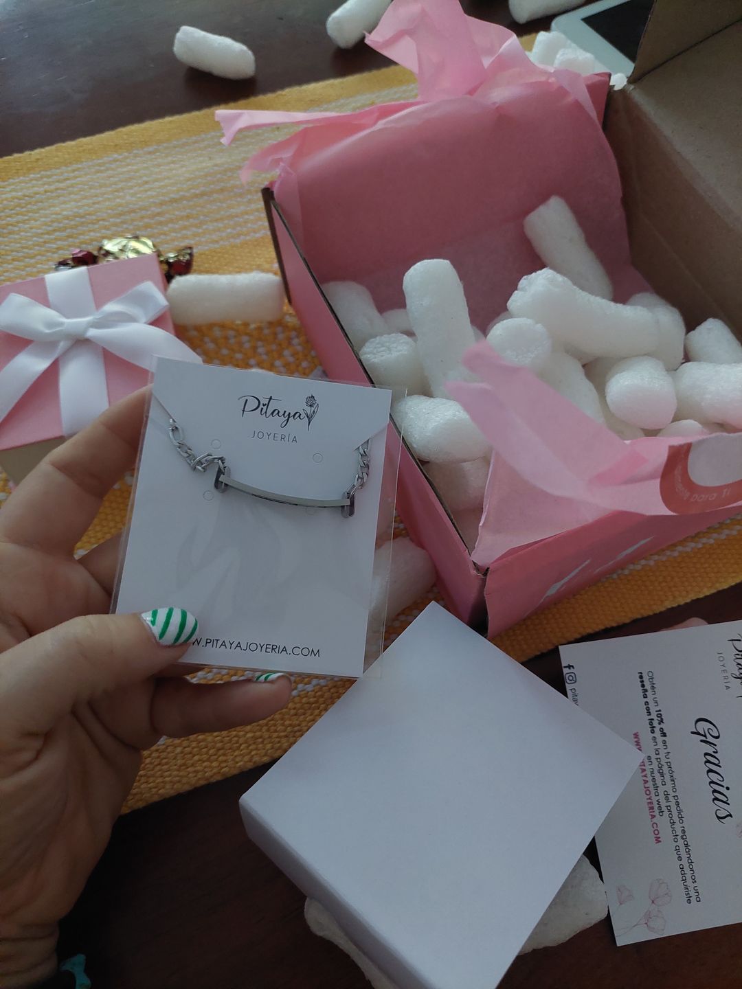 Customer photo review of Pulsera Fígaro Personalizada