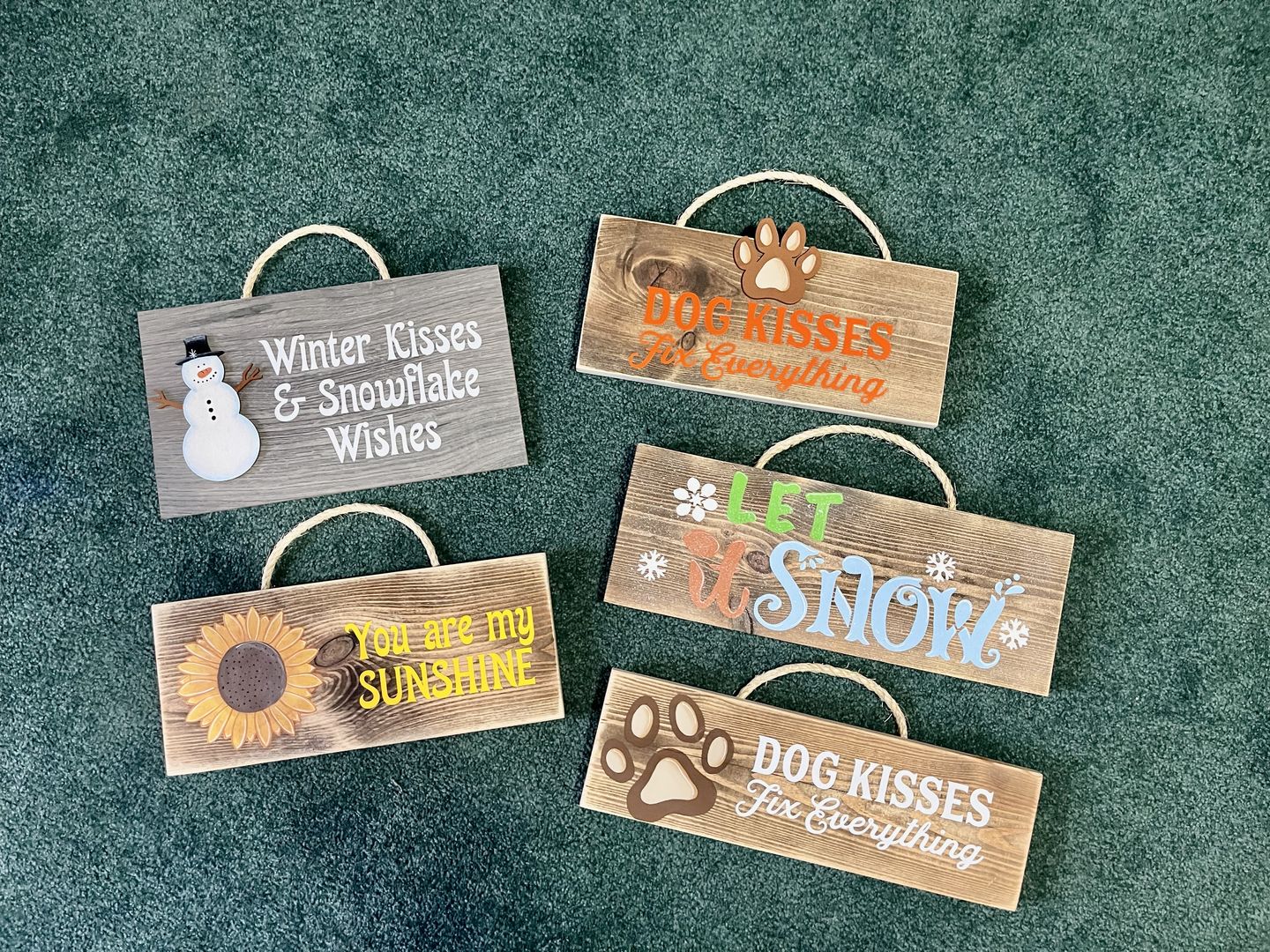 Customer photo review of Unfinished Wood Snowman Shape - Winter Decor - Craft - up to 24" DIY