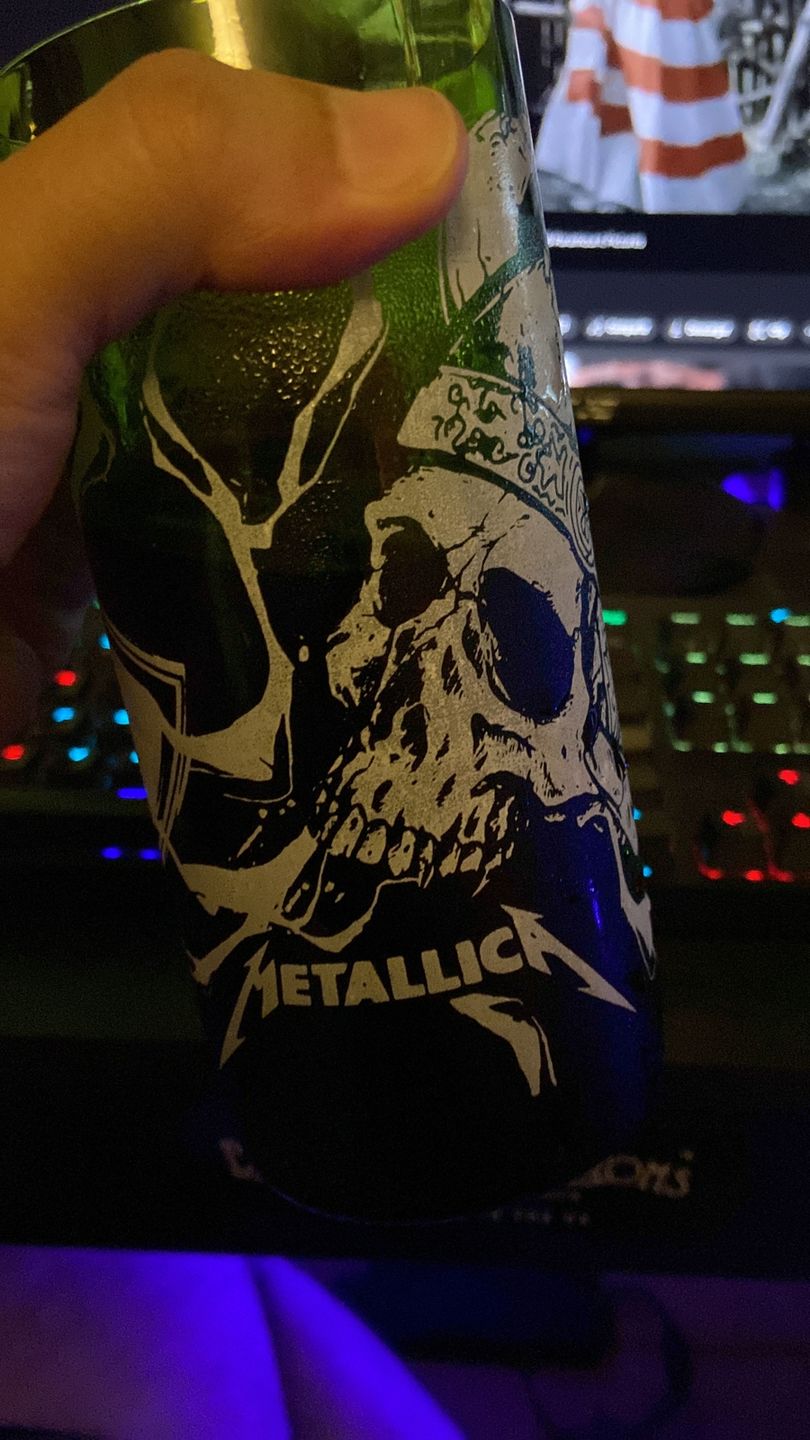Customer photo review of Juego de 6 Vasos Metaleros