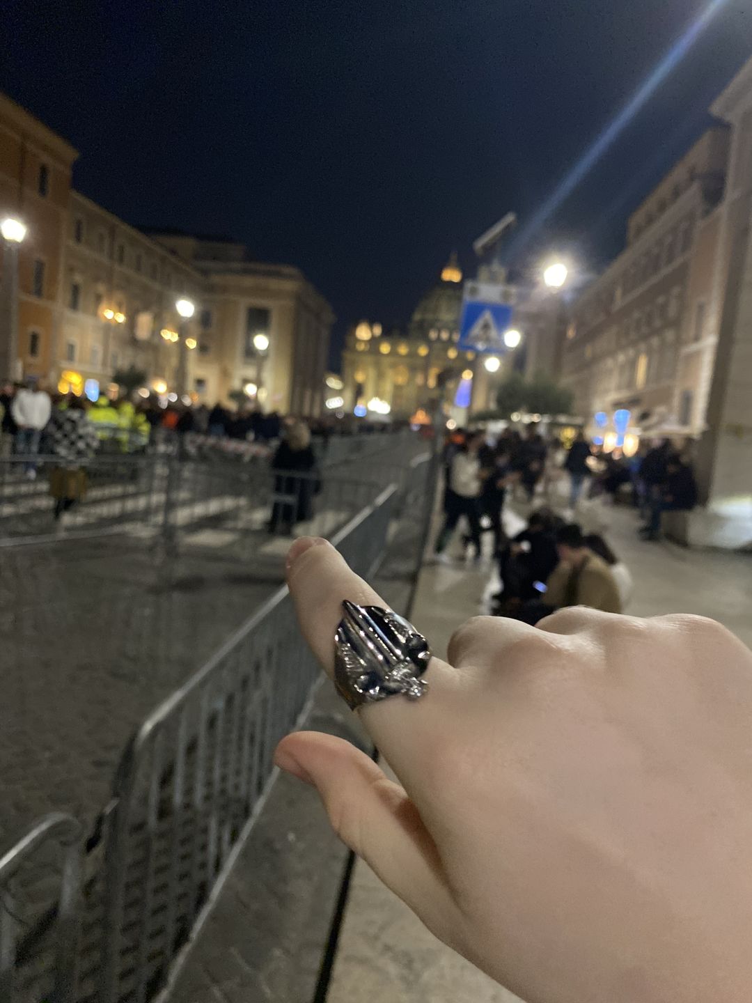 Customer photo review of CATACOMB SWORD RING