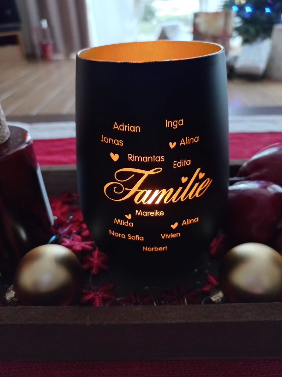Customer photo review of Familie ist... - Familien-Windlicht