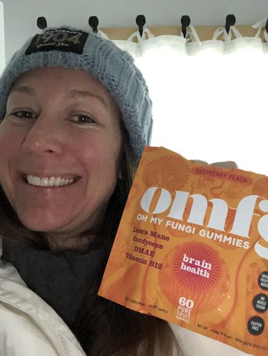 Customer photo review of Brain Health Mushroom Gummies