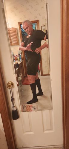Customer photo review of Quick-Drying Compression Shorts For Men