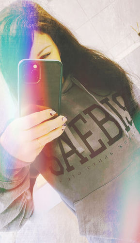 Customer photo review of Lifestyle Basic Damen Oversized Hoodie anthrazit by SAEBIS®