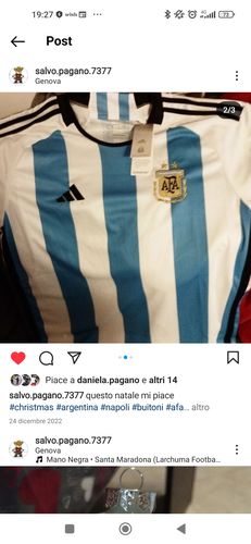 Customer photo review of MAGLIA ARGENTINA HOME 2022/23