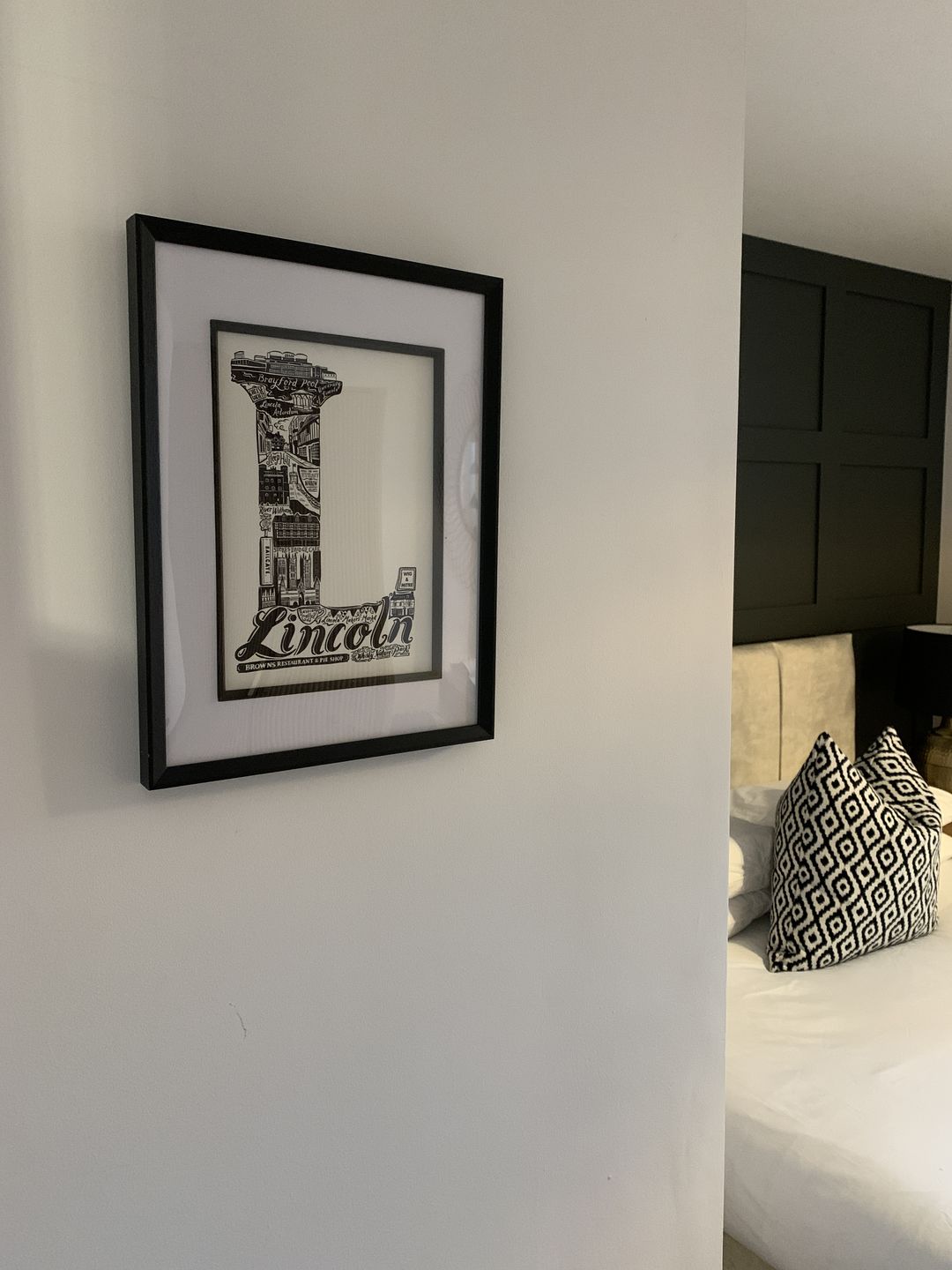 Customer photo review of Lincoln Print