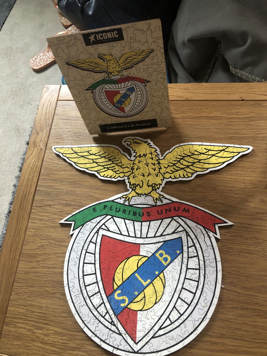Customer photo review of SL Benfica® Logo - Official Wooden Puzzle